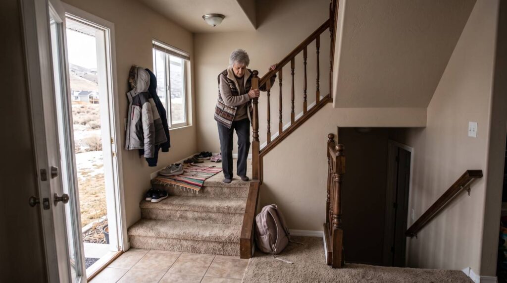Utah Split Level Stair Case