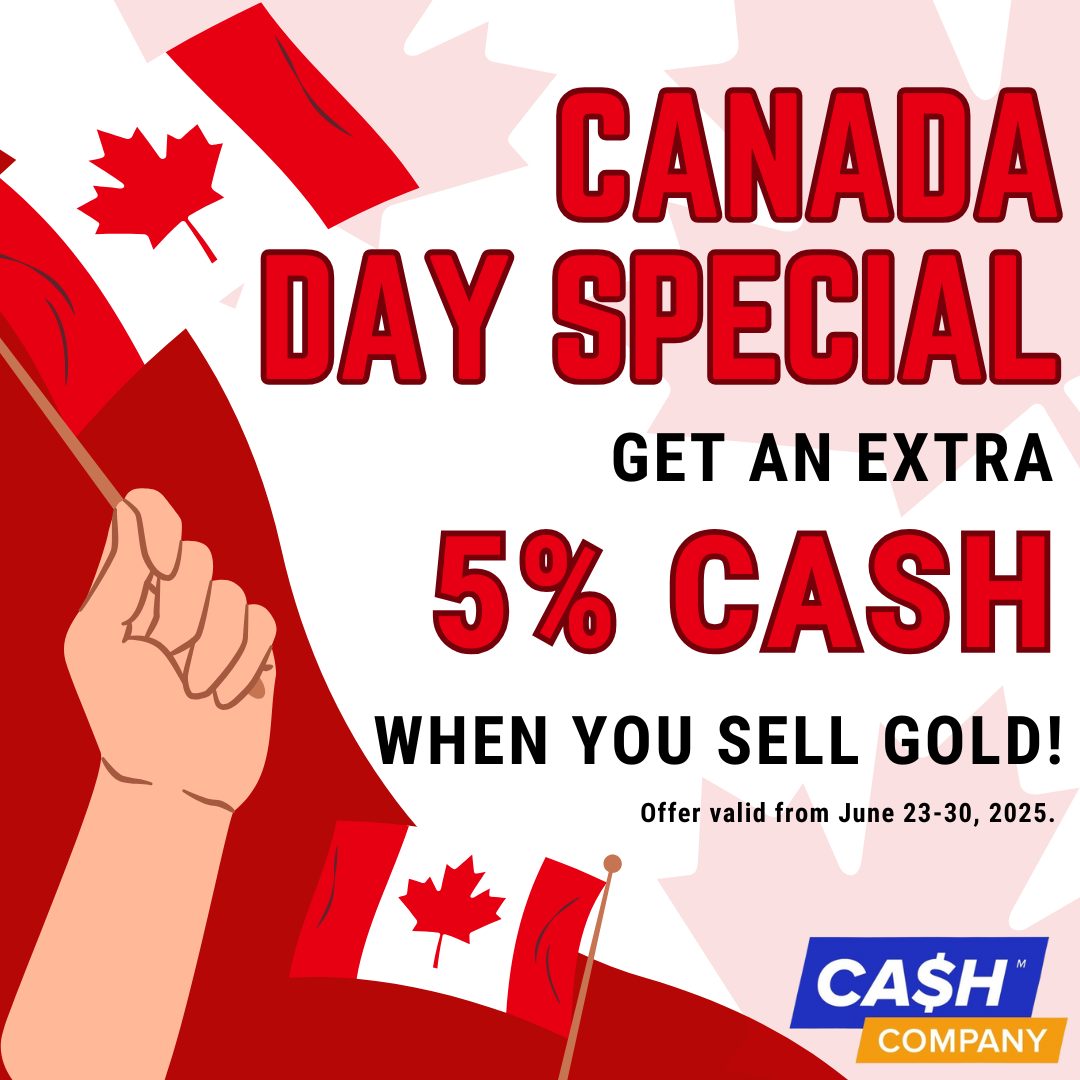 Canada Day Special - Extra 5% Cash