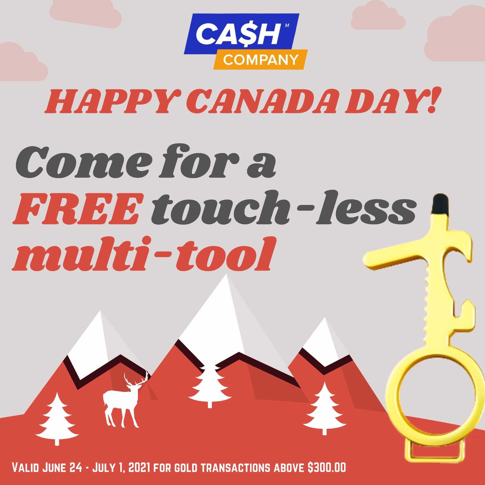Canada Day Special! Free Touchless Tool!