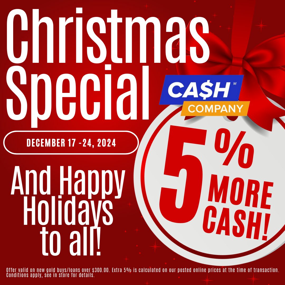 Christmas Special - Extra 5% Cash!