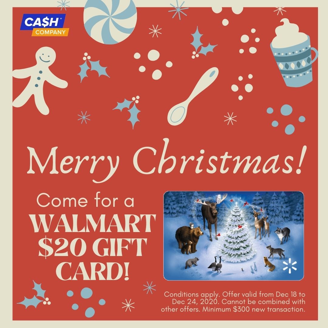 Christmas Walmart Gift Cards Special!