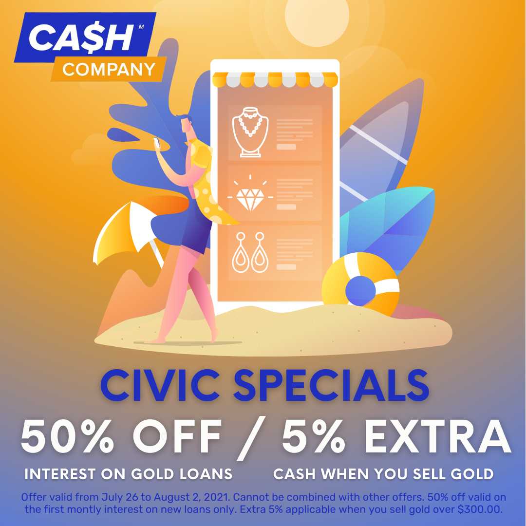 Civic Holiday! 50% Interest / Extra 5%!