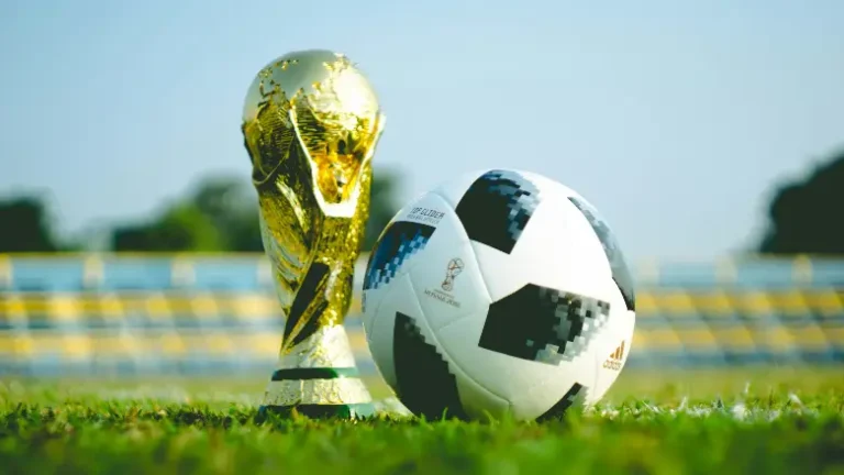 The FIFA World Cup Trophy, cast in 18-karat solid gold
