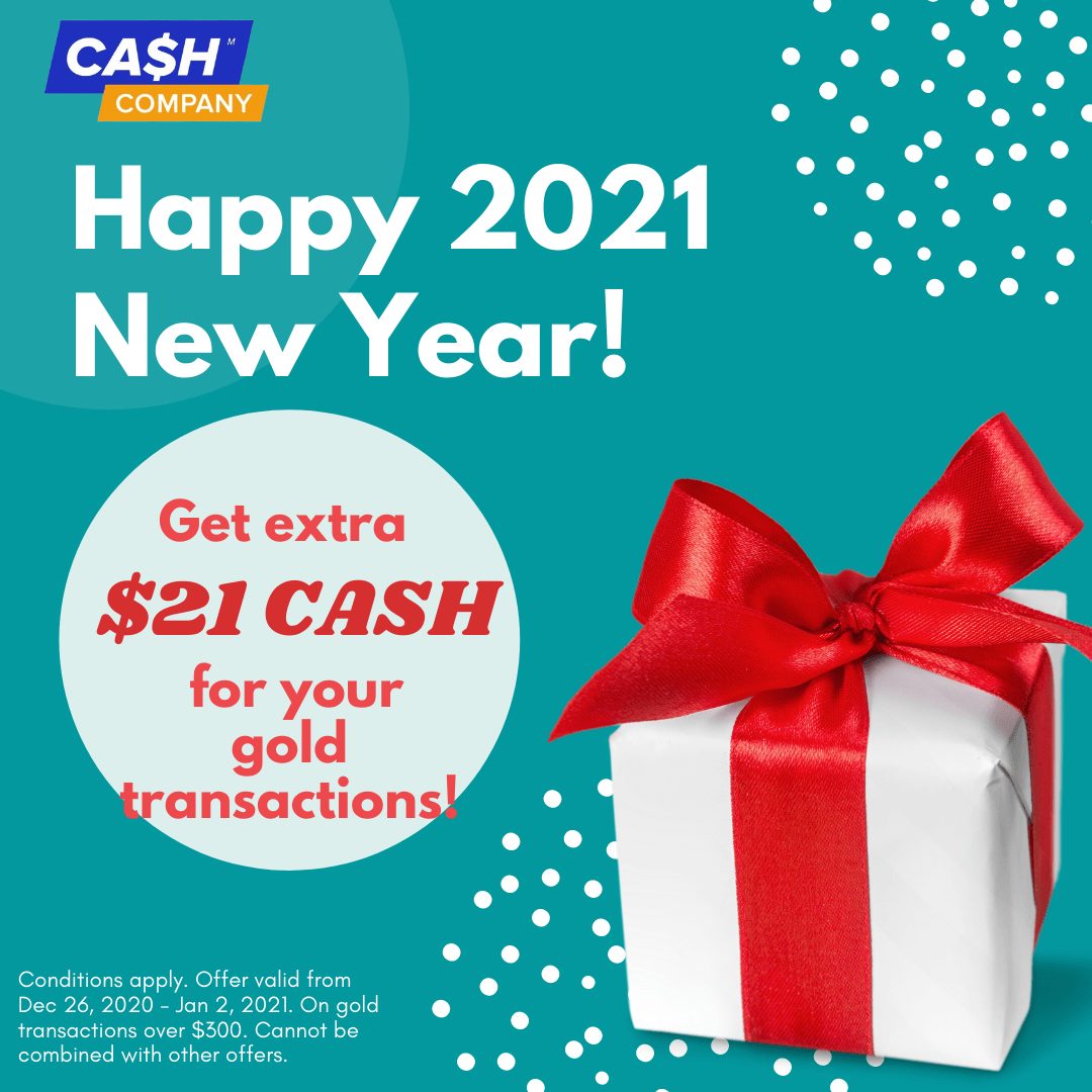 Extra $21 - 2021 New Year Promotion