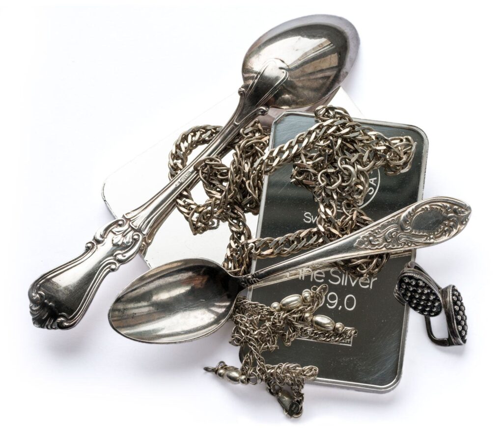 Pile of silver