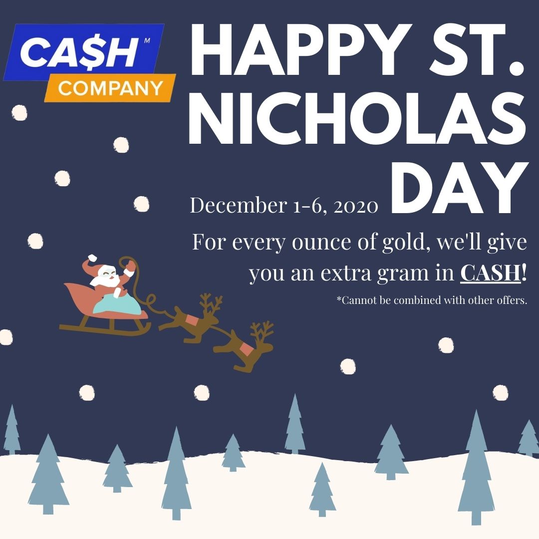St. Nicholas's Promotion - Extra CASH for every ounce